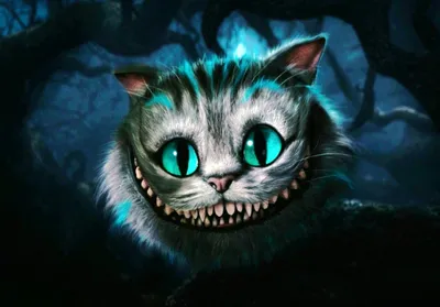 Улыбка чеширского кота» — создано в Шедевруме