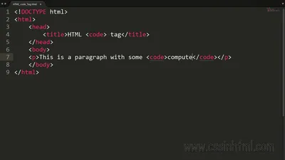 Simple website HTML code with colourful tags in browser view on dark Stock  Vector | Adobe Stock