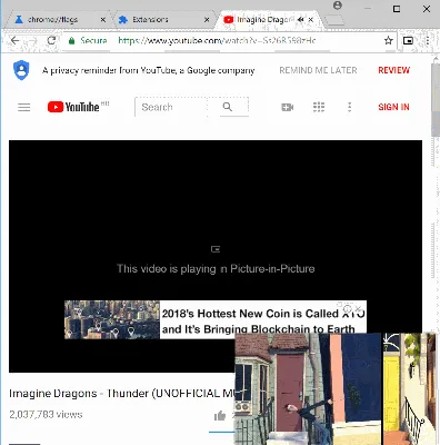 Как включить новый режим «Картинка в картинке» в Google Chrome | by Евгений  Левашов | Блог Евгения Левашова | Medium