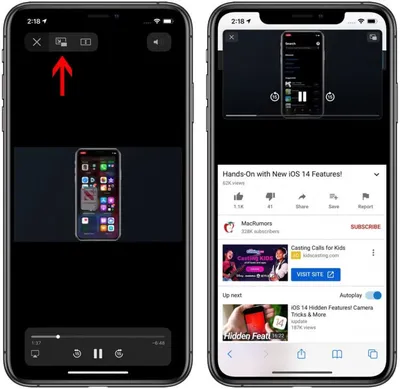 Как смотреть YouTube в режиме «Картинка в картинке» бесплатно на iPhone с iOS  14 | Тузов Павел