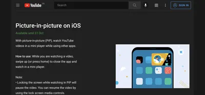 Как смотреть YouTube в режиме «Картинка в картинке» бесплатно на iPhone с  iOS 14 | Тузов Павел