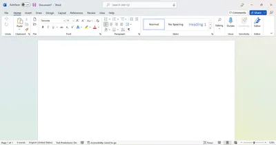 New Zoom shortcuts in Word