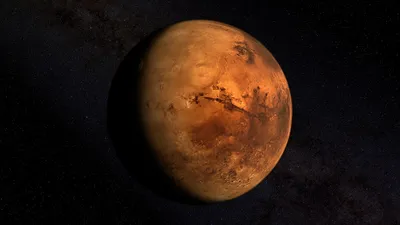 Pictures Mars planet Space 3D Graphics 1366x768
