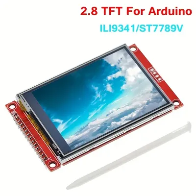 Tzt 240x320 Spi Tft Lcd Touch Panel Serial Port Module With Pbc Ili9341 /  St7789v Spi Serial Display With Touch Pen - Temu