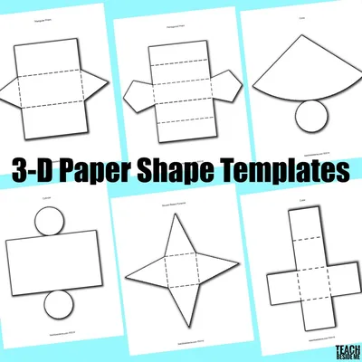 How to Make Paper 3d Shapes - Teach Beside Me
