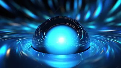 мягко движущийся абстрактный фон 3d иллюстрация сияющей синей сферы,  энергетический фон, цифровой круг, светящийся круг фон картинки и Фото для  бесплатной загрузки
