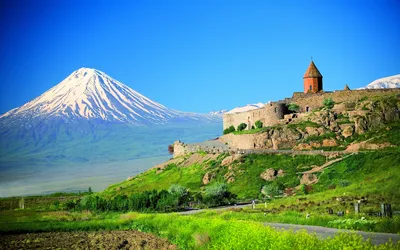 Обои на монитор | Природа | Малый Арарат, 4К, стратовулкан, Армянское  нагорье, Турция