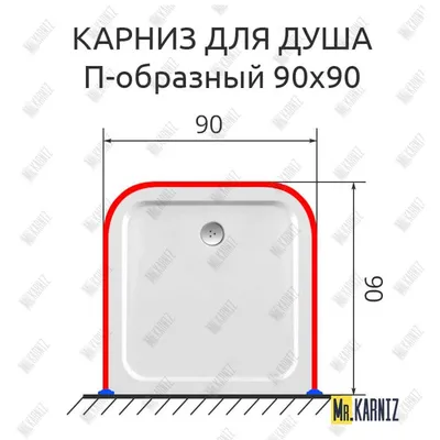 Поддон душевой ПД1 Орион квадратный 90х90 в комплекте купить в  интернет-магазине RemontDoma