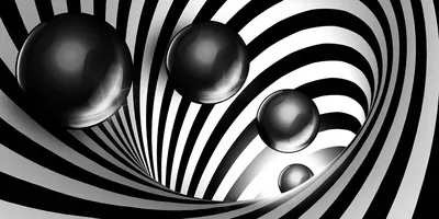 Трикотаж французкий рисунок круглая абстракция, черно-серый (т42/3,  1110048F, д4) — купить в интернет-магазине тканей в Украине | Атлас