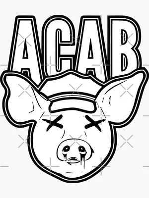 Acab pig\" Sticker for Sale by Rawpixel | Redbubble