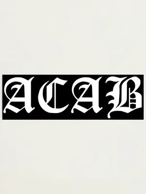ACAB by valentinahramov | Easy tattoos to draw, Tattoo lettering fonts,  Sketch tattoo design
