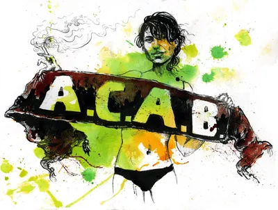ACAB Print Art by Molly Crabapple — Molly Crabapple