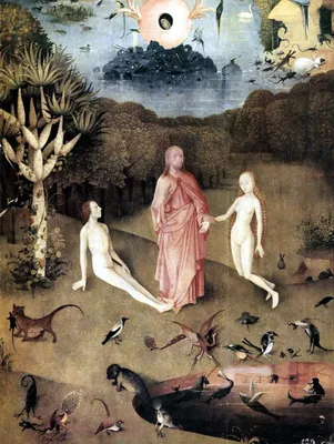Картина Кранах Лукас «Адам и Ева в раю»