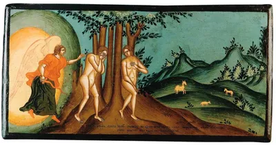 Изгнание Адама и Евы из Рая в картинах и иконах