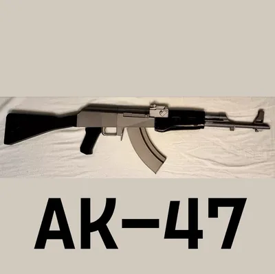 Ak 47 emblem icon two kalashnikov Royalty Free Vector Image