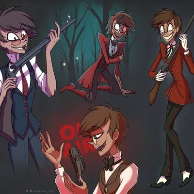 отельхазбин #аластор #обои #отели #hazbinhotel #alastor #radiodemon  #обоиаластор #обоиотельхазбин | Любители кошек, Красные арты, Мультфильмы