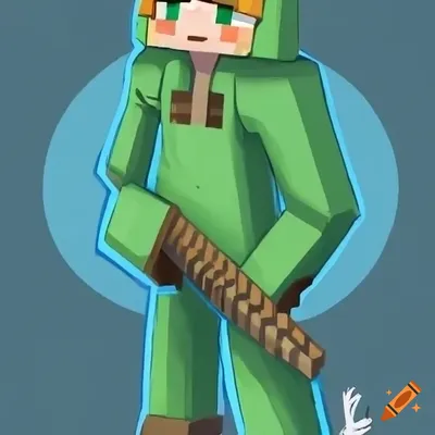 Minecraft alex in dinosaur kigurumi costume on Craiyon