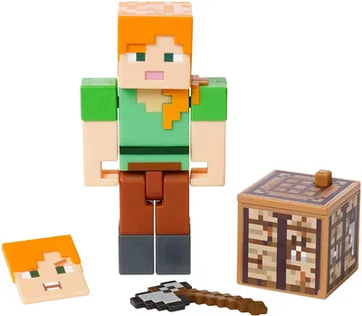 Фигурка Алекс Майнкрафт Minecraft Comic Maker Alex Action оригинал Mattel  (ID#1265797675), цена: 1243 ₴, купить на Prom.ua