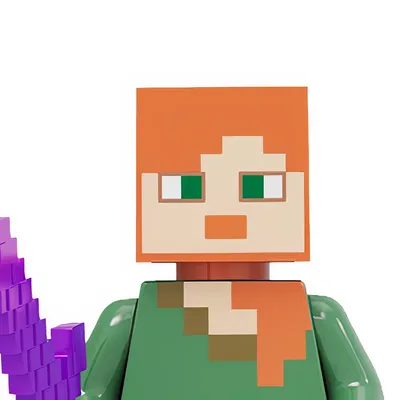 Minecraft Character Art - Alex Minecraft With Pickaxe Clipart (#1944518) -  PikPng