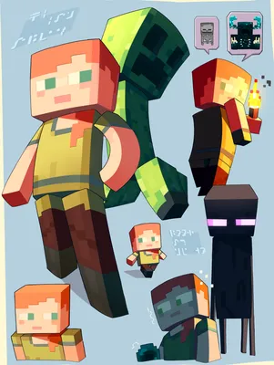 ArtStation - Alex from Minecraft