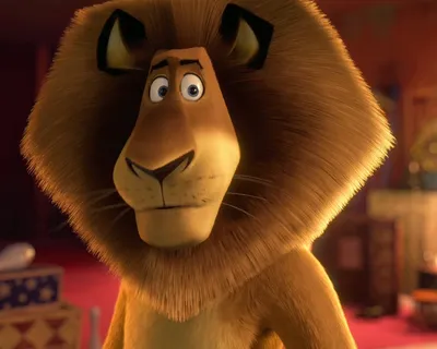 Alex the lion character from madagascar in a 2021 dreamworks poster on  Craiyon