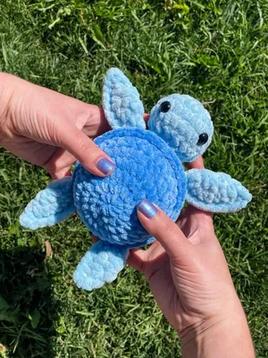 No Sew Crochet Turtle Amigurumi Plush -