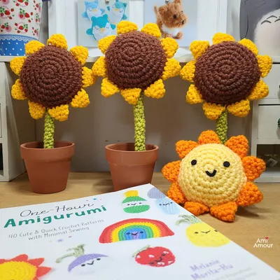 Stella the Sun - One Hour Amigurumi - Free Crochet Pattern - Ami Amour