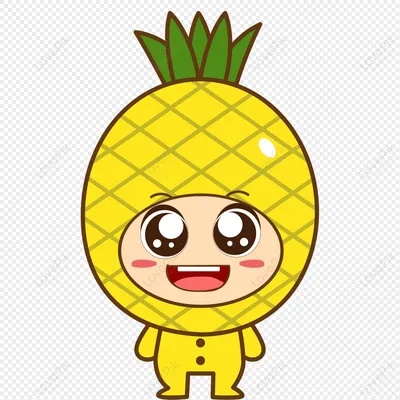 Вкусный ананас мультяшный пиксельный фрукт PNG , Пиксель, фрукты, цвет PNG  картинки и пнг PSD рисунок для бесплатной загрузки
