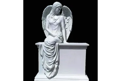 Каменная статуя памятника ангелов на могиле Стоковое Фото - изображение  насчитывающей бог, кладбище: 104059752