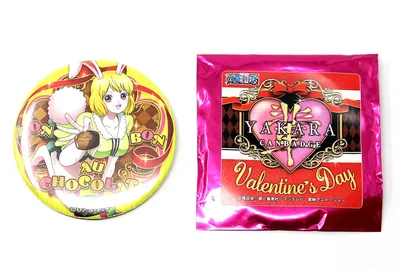 ONE PIECE Anime YAKARA Carrot Valentine's Day CAN BADGE Button Pin Bon Bon  | eBay