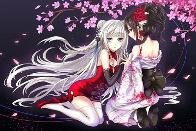 Девушек в кимоно пост👘 | Anime Art{RUS} Amino