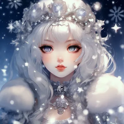 Скачать обои снег, зима, аниме, окно. девушка, snow разрешение 960x800  #12160