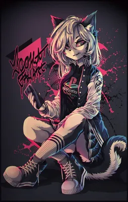 Cute Furry Anime Boy Character Art\" Poster for Sale by Ozy Art | Redbubble