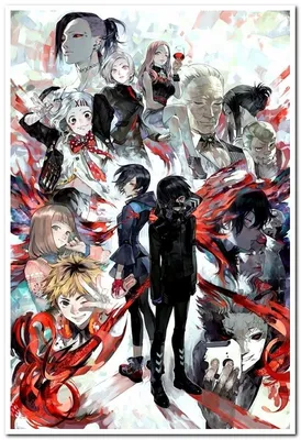 Картинки Токийский Гуль Ken Kaneki Аниме