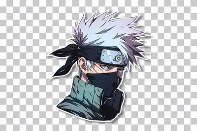 Kakashi hatake from naruto anime with sharingan