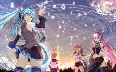 Free: Hatsune Miku Vocaloid Anime, hatsune miku transparent background PNG  clipart - nohat.cc