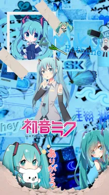 Hatsune Miku wallpaper | Милые рисунки, Хацунэ мику, Стикер-арт