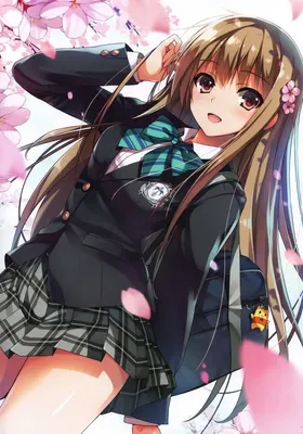 Красивые картинки аниме девушек - 56 фото | Anime girl, Anime, Plaid outfits