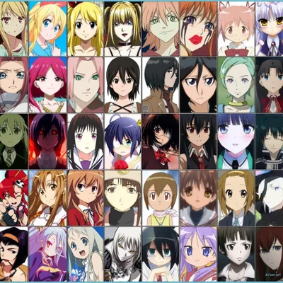 Картинки аниме персонажей фотографии