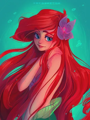 Фото Ariel / Ариэль из мультфильма The Little Mermaid / Русалочка, by Rane0n