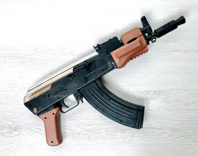 Автомат Калашникова АК-47 пневматический укороченный на пульках 6мм  (ID#202054939), цена: 49 руб., купить на Deal.by