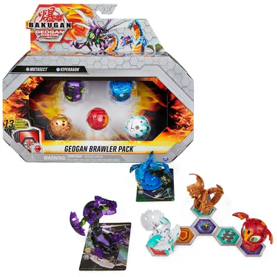 Bakugan Drago and Dan 1/10 Scale Collectible Diorama – Bedrock Collectibles