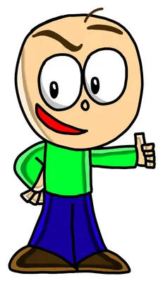 Baldi thumb up by sm64wariogamig3dmod on DeviantArt