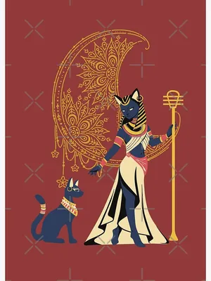 Egyptian Goddess Bastet\" Art Print for Sale by HypnoticHighs | Redbubble