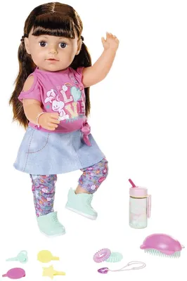 Интерактивная кукла Беби Бон Сестричка, 43 см от ZAPF, 820-704 - купить в  интернет-магазине ToyWay