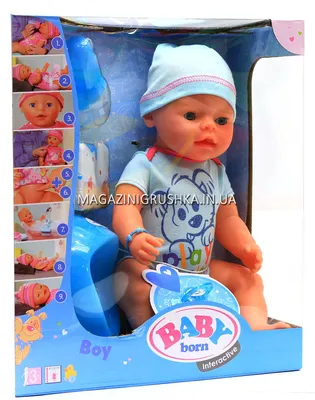 Интерактивная кукла Baby Born (беби бон). Пупс аналог с одеждой и  аксессуарами 9 функций беби борн BL014B-S (ID#445049455), цена: 618 ₴,  купить на Prom.ua