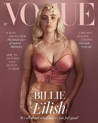 Билли Айлиш впервые снялась в корсете (а не в мешковатой одежде) для  откровенной съемки Vogue