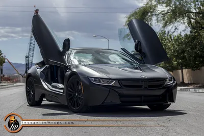 BMW i8 - Satin Black — Incognito Wraps