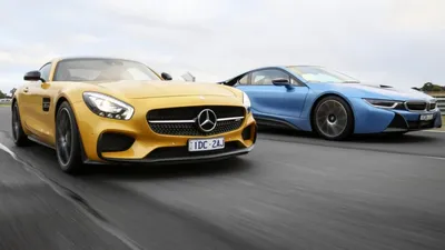 Mercedes-AMG GT S vs BMW i8 head-to-head - Drive