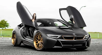 Matte Black BMW i8 Stuns With Bronze Wheels | Carscoops